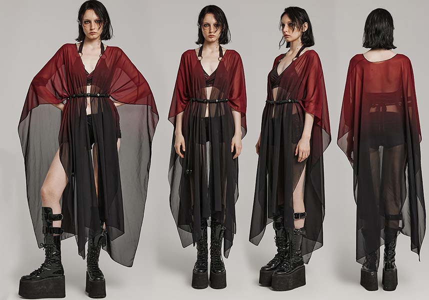 Stevie Sheer [Black/Red] | SHAWL