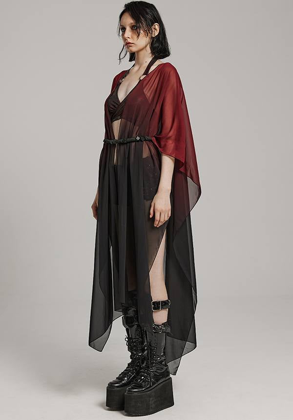 Stevie Sheer [Black/Red] | SHAWL