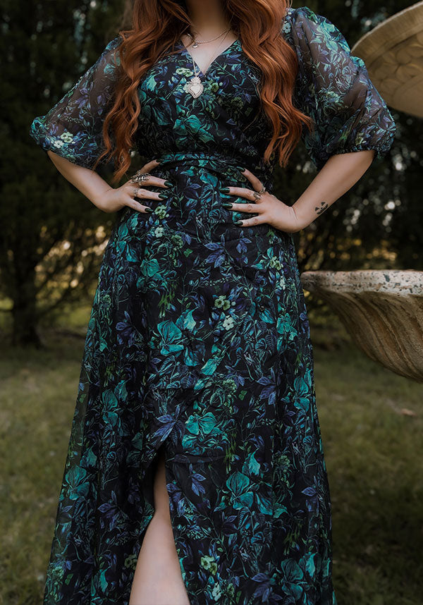 Winona Green Botanical | MAXI DRESS