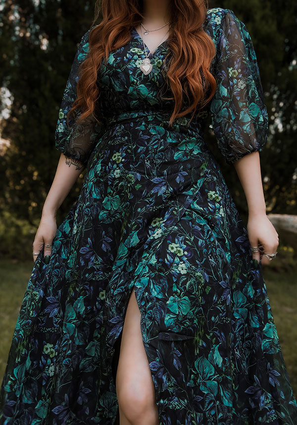 Winona Green Botanical | MAXI DRESS