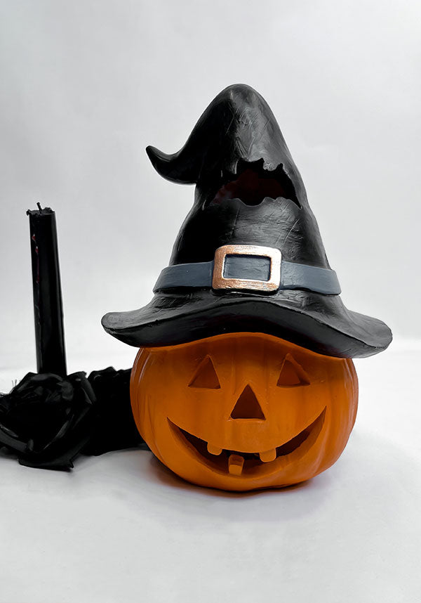 Witchy Jack-o-lantern | ORNAMENT WITH LIGHT*