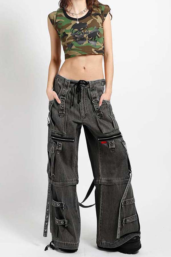 X-Strap Pant Black Denim | Tripp NYC | Beserk