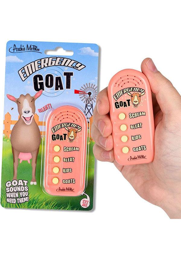 Emergency Goat | NOISEMAKER - Beserk - accoutrements, all, aug20, baby goat, clickfrenzy15-2023, cute animals, discountapp, fp, gift, gift idea, gift ideas, gifts, goat, home, homeware, homewares, kids homewares, mens gifts, novelty, pop culture, pop culture accessories