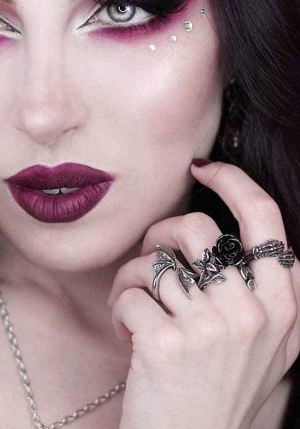 A Night With Goethe | RING - Beserk - accessories, AG085339, all, all ladies, bat, bat wings, bats, batwing, clickfrenzy15-2023, dec21, discountapp, fp, goth, gothic, gothic accessories, jewellery, jewelry, ladies, ladies accessories, mens, mens accessories, R121221, ring, wing, wings