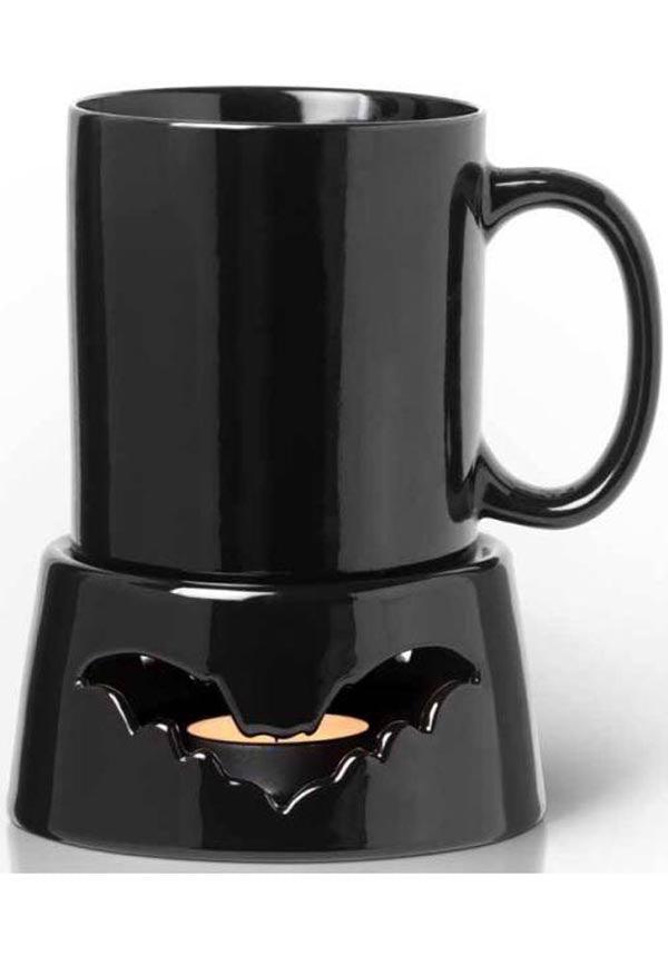 Bat | MUG WARMER SET - Beserk - AGQGUSSZECY, all, bat, bats, candle, clickfrenzy15-2023, cup, discountapp, fp, gift, gift idea, gift ideas, gifts, googleshopping, goth homeware, goth homewares, gothic gifts, gothic homeware, gothic homewares, halloween homeware, halloween homewares, homeware, homewares, kitchen, mar23, mens gifts, mothers day, mothersday, mothersdaycosy, mug, office, office homewares, R150323, tealight