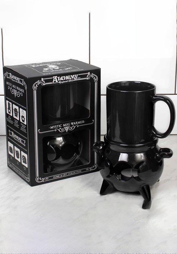 Cauldron | MUG WARMER SET - Beserk - AGQGUSSZECY, all, candle, clickfrenzy15-2023, cup, discountapp, fp, gift, gift idea, gift ideas, gifts, googleshopping, goth homeware, gothic gifts, gothic homeware, gothic homewares, halloween homeware, halloween homewares, homeware, homewares, kitchen, mar23, mens gifts, moon, mothers day, mothersday, mothersdaycosy, mug, office homewares, R150323, tealight, triple moon