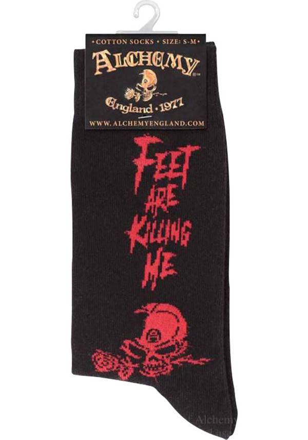 Feet are Killing me | SOCKS - Beserk - AGMGBOSVUME, all, all clothing, all ladies clothing, bat, bats, black, clickfrenzy15-2023, clothing, crew socks, discountapp, fp, goth, gothic, grey, hosiery and socks, jun22, ladies clothing, ladies socks, mens, mens clothing, mens socks, mens underwear and socks, R020622, socks, winter, winter clothing, winter wear