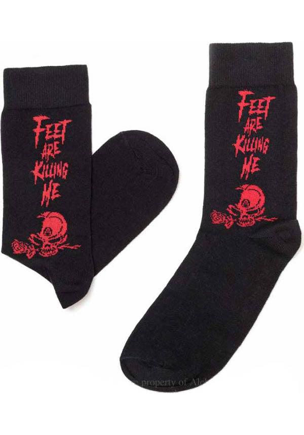 Feet are Killing me | SOCKS - Beserk - AGMGBOSVUME, all, all clothing, all ladies clothing, bat, bats, black, clickfrenzy15-2023, clothing, crew socks, discountapp, fp, goth, gothic, grey, hosiery and socks, jun22, ladies clothing, ladies socks, mens, mens clothing, mens socks, mens underwear and socks, R020622, socks, winter, winter clothing, winter wear