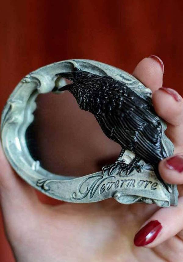 Nevermore | COMPACT MIRROR - Beserk - alchemy gothic, all, all ladies, aug21, bathroom homeware, bathroom homewares, black, black rose, clickfrenzy15-2023, compact mirror, discountapp, fp, goth, gothic, gothic homeware, gothic homewares, halloween homeware, halloween homewares, home, homeware, homewares, ladies, mirror, nevermore, R120821, raven, rose, skull