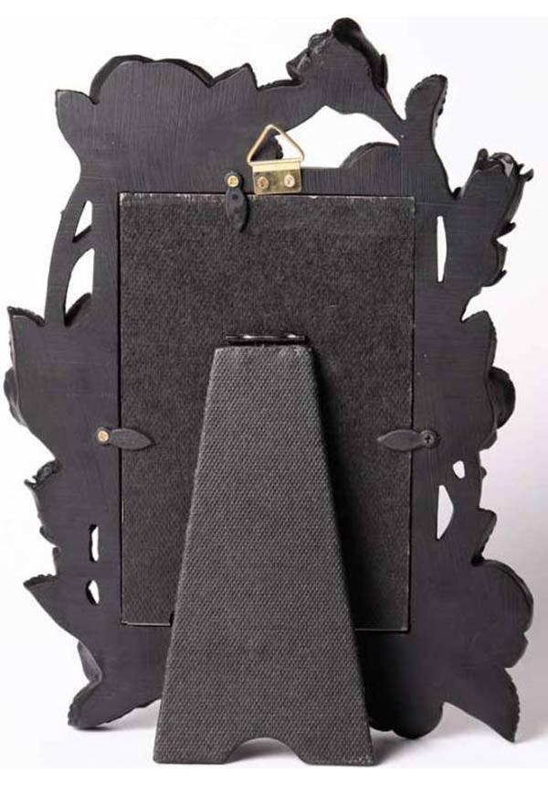 Rose &amp; Vine [Black] | PHOTO FRAME - Beserk - alchemy gothic, all, all ladies, black, black rose, christmas gift, christmas gifts, clickfrenzy15-2023, dec21, discountapp, fp, frames, gift, gift idea, gift ideas, gifts, goth, gothic, gothic gifts, gothic homeware, gothic homewares, home, homeware, homewares, ladies, photo frame, R121221, rose