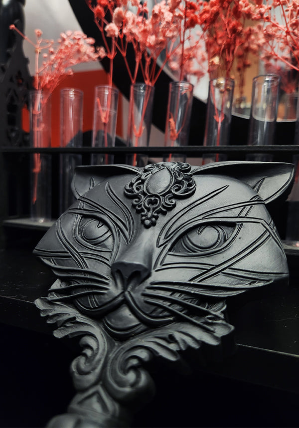 Sacred Cat [Black] | HAND MIRROR