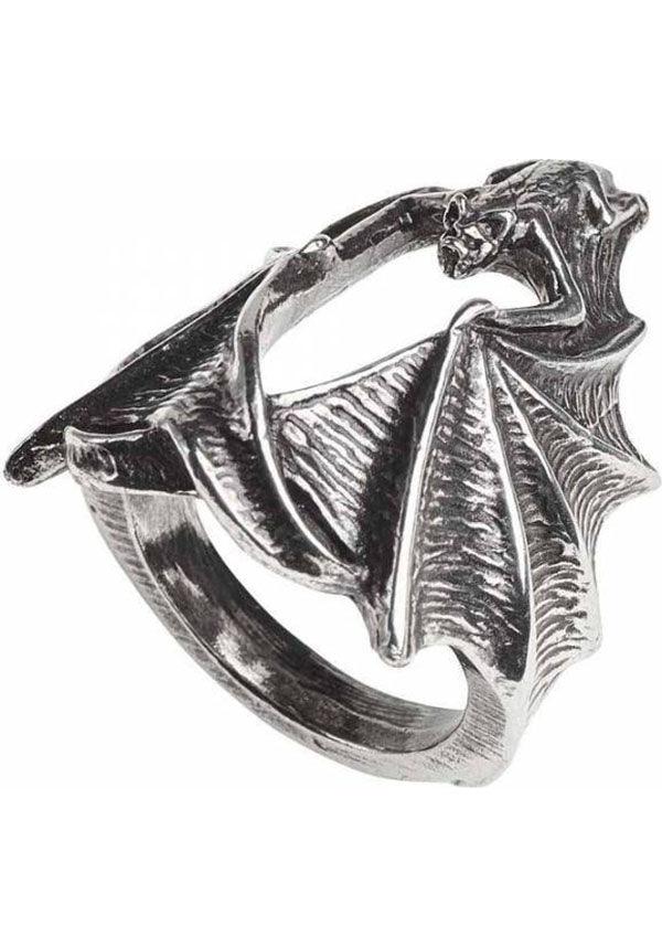 Stealth | RING - Beserk - accessories, alchemy gothic, all, bat, bats, batwing, clickfrenzy15-2023, discountapp, fp, goth, gothic, gothic accessories, gothic gifts, halloween, jewellery, jewelry, jul20, mens, mens accessories, mens valentines gifts, ring