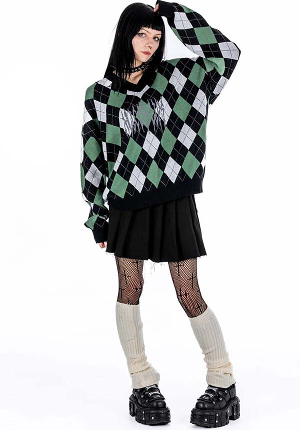Alice’s Lips Missed Class [Green] - Side View