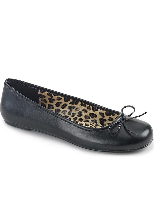 ANNA-01 [Black] | FLATS [PREORDER] - Beserk - all, black, clickfrenzy15-2023, discountapp, flats, flats [preorder], fp, labelpreorder, labelvegan, office, office clothing, pleaser, ppo, preorder, shoes, vegan