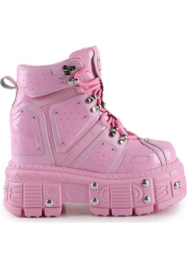 Mangosteen-05 [Pink Patent] | PLATFORM BOOTS - Beserk - all, all ladies, apr23, AW32404, discountapp, fp, googleshopping, halloween shoes, in stock, kawaii, labelexclusive, labelvegan, ladies, ladies shoes, pastel, pastel goth, pastel pink, pink, platform, platforms, platforms [in stock], R300423, shoe, shoes, sneaker, sneakers, women, womens