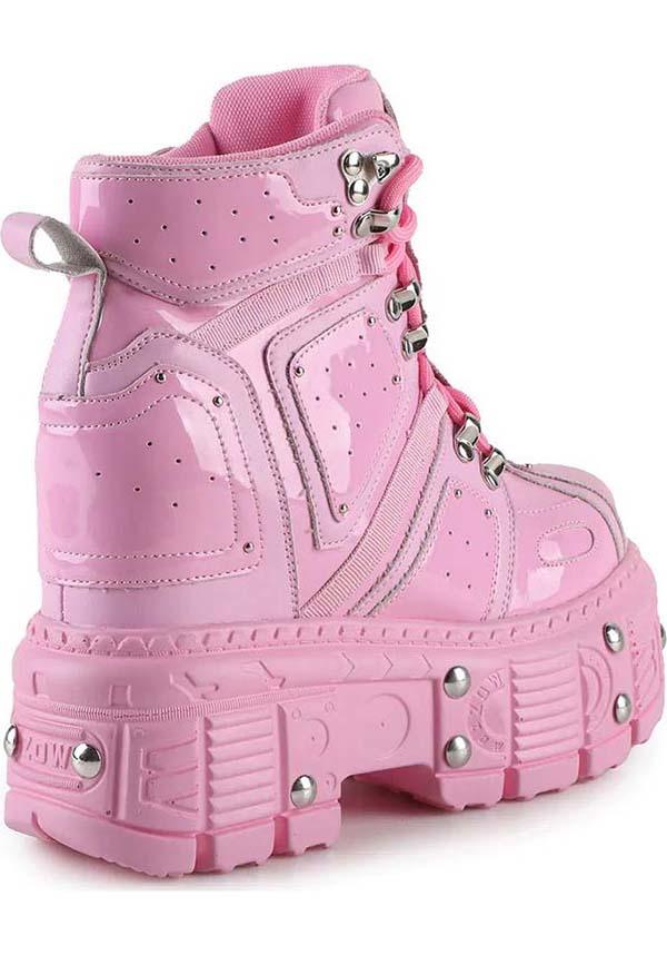 Mangosteen-05 [Pink Patent] | PLATFORM BOOTS - Beserk - all, all ladies, apr23, AW32404, discountapp, fp, googleshopping, halloween shoes, in stock, kawaii, labelexclusive, labelvegan, ladies, ladies shoes, pastel, pastel goth, pastel pink, pink, platform, platforms, platforms [in stock], R300423, shoe, shoes, sneaker, sneakers, women, womens