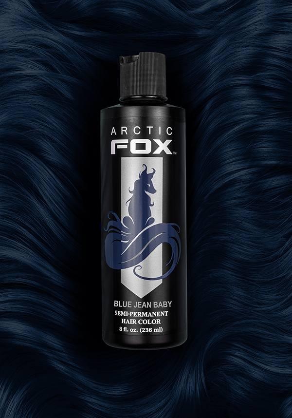 Blue Jean Baby | HAIR COLOUR [236ml] - Beserk - all, apr19, artic fox, blue, clickfrenzy15-2023, cosmetics, dark blue, denim, discountapp, fp, goth, hair blue, hair colour, hair dye, labelvegan, lethal industries, vegan