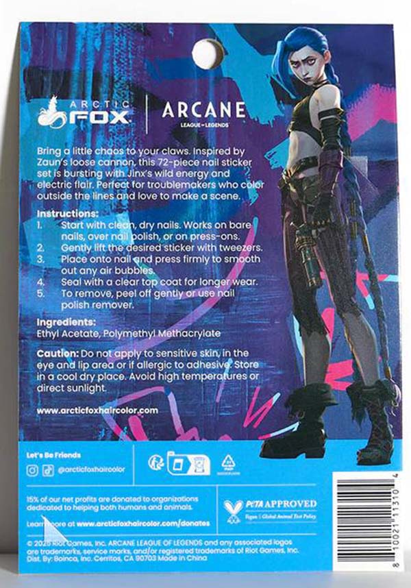 Jinx | NAIL STICKERS