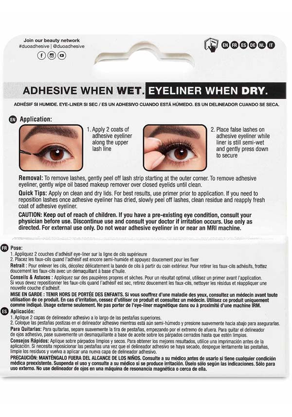 2-In-1 | EYELINER AND LASH ADHESIVE