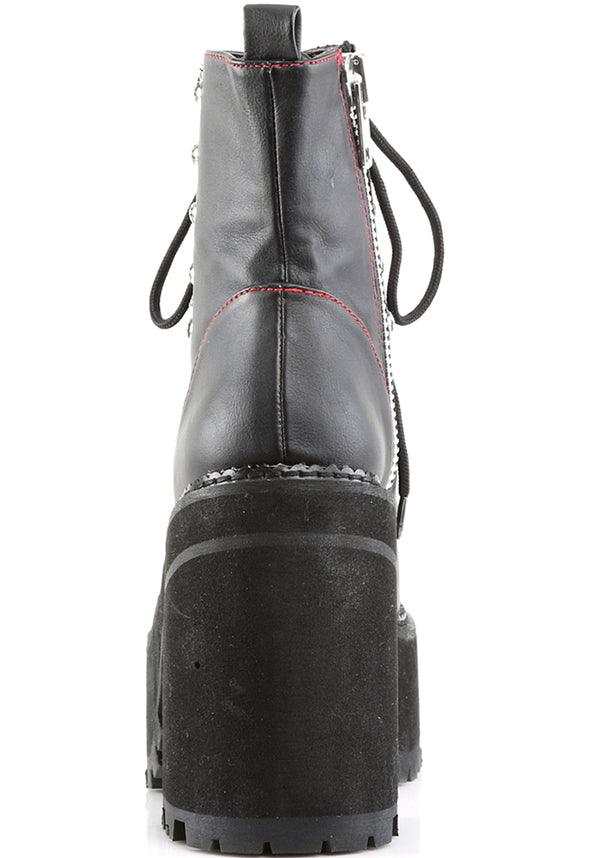 ASSAULT-100 [Black] | BOOTS [PREORDER] - Beserk - all, ankle boots, black, boot, boots, boots [preorder], clickfrenzy15-2023, demonia, discountapp, fp, goth, gothic, grunge, labelpreorder, labelvegan, lace up, platform, platforms, platforms [preorder], pleaserimageupdated, ppo, preorder, punk, shoes, vegan