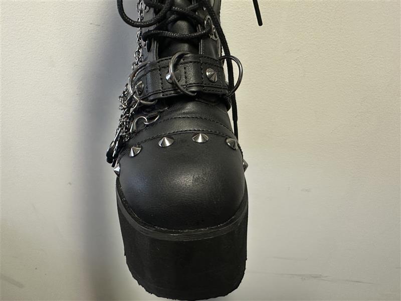 ASHES-52 [Black] | PLATFORM BOOTS [FAULTY]