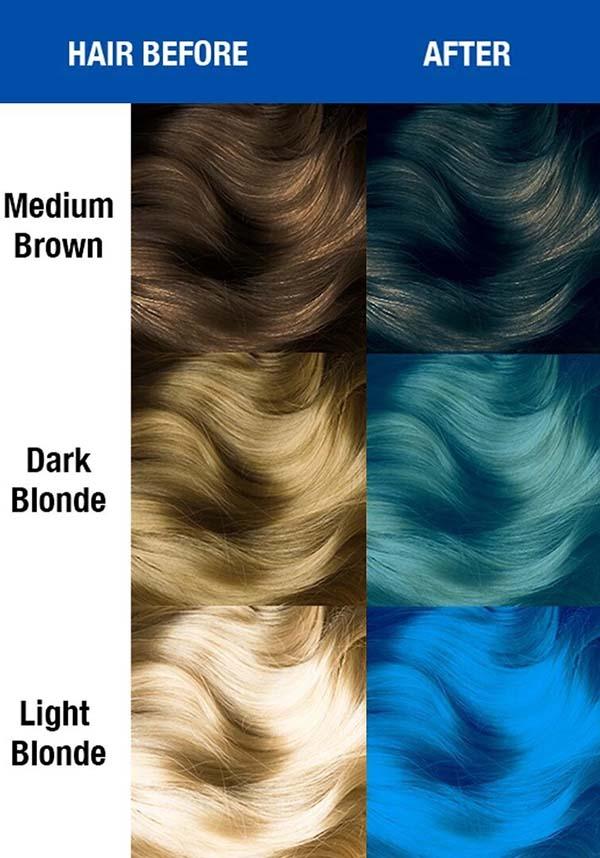 Bad Boy Blue | CLASSIC COLOUR - Beserk - all, blue, clickfrenzy15-2023, cosmetics, cpgstinc, discountapp, dye, ebaymp, fp, goth, hair blue, hair colour, hair dye, labelvegan, manic panic, manic panic hair, mermaid, vegan
