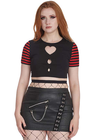 Aiko [Red/Black] | CUT OUT TOP