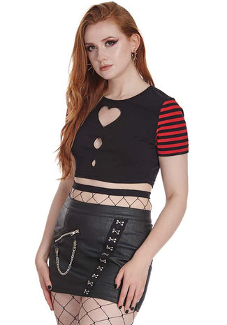 Aiko [Red/Black] | CUT OUT TOP