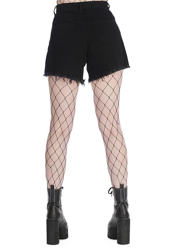 Blackwell | SHORTS - Beserk - all, all clothing, all ladies clothing, BA39270, banned apparel, black, clickfrenzy15-2023, clothing, denim shorts, discountapp, edgy, fp, googleshopping, goth, goth summer, goth summer clothing, gothic, grunge, jan23, ladies clothing, ladies pants + shorts, ladies pants and shorts, mini shorts, plus size, punk, R050123, ripped, short shorts, shorts, summer, summer clothing, summer goth