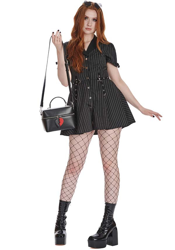 Core [Black/White] | BUTTON UP DRESS