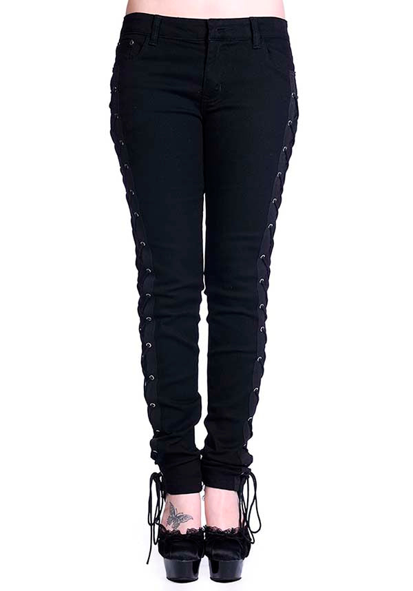 Corset Style [Black] | SKINNY JEANS