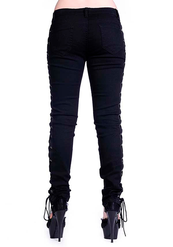 Corset Style [Black] | SKINNY JEANS