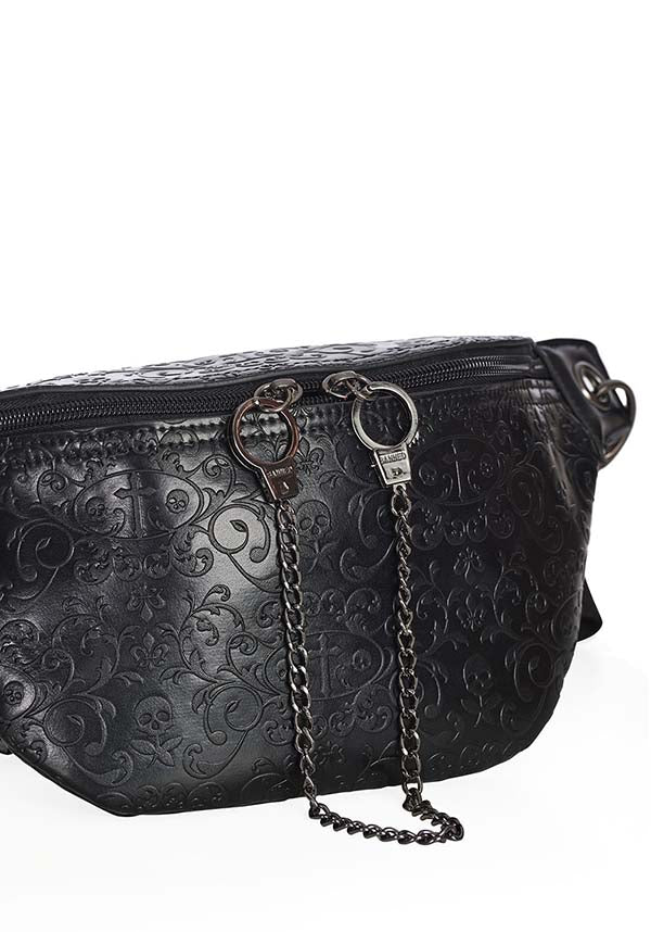 Damien Embossed | SHOULDER POUCH BAG