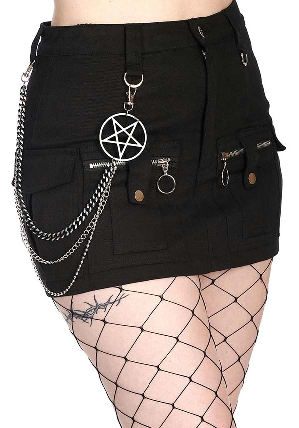 Drako [Black/Silver] | BELT CHAIN