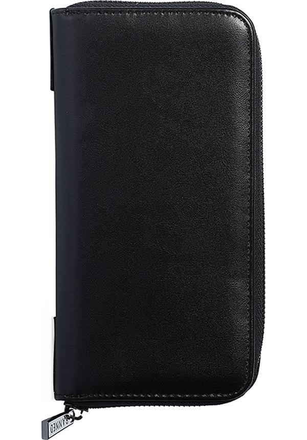 Entangled [Black] | WALLET - Beserk - accessories, all, BA39270, black, chain, clickfrenzy15-2023, discountapp, fp, googleshopping, goth, gothic, gothic accessories, handbags and purses, handcuff, jan23, labelvegan, ladies accessories, purse, R050123, stud, studded, studs, wallet, wallets, wallets and purse, wallets and purses