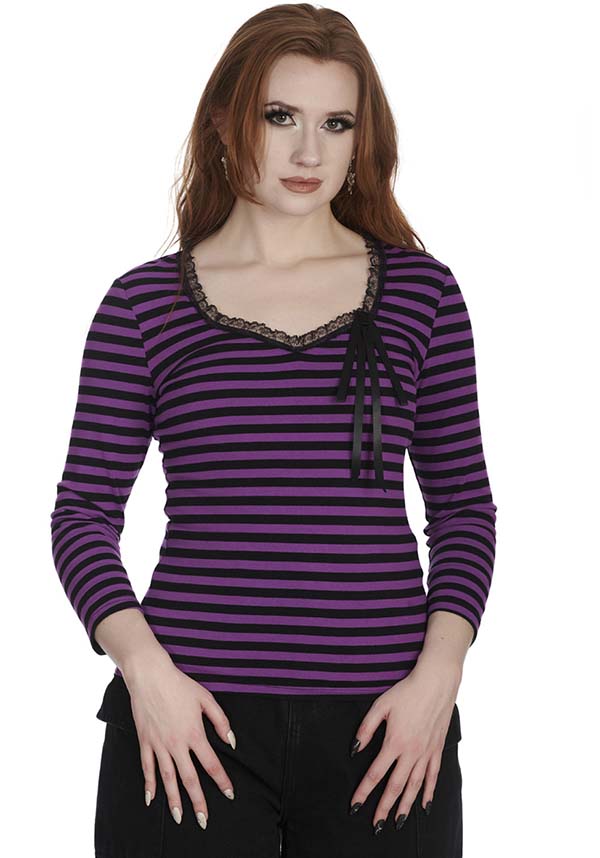 Fade Into You [Black/Purple] | TOP