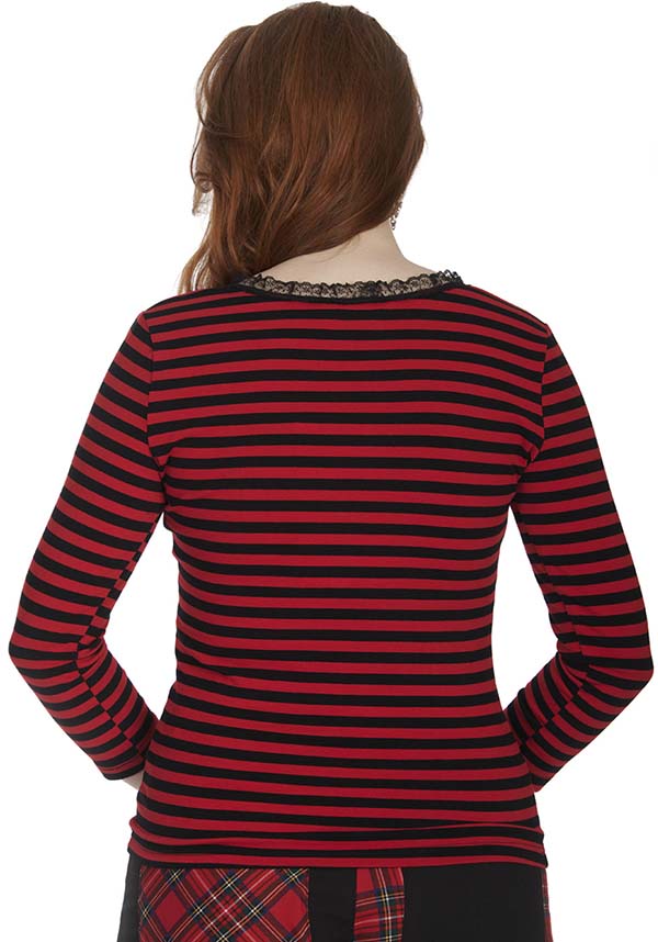 Fade Into You [Black/Red] | TOP