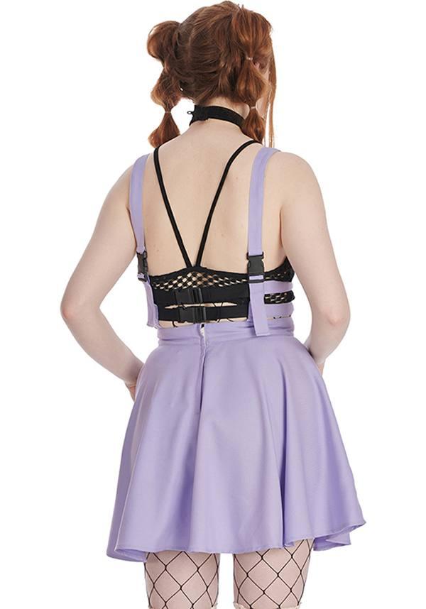 Lolita [Lilac] | SKIRT - Beserk - all, all clothing, all ladies clothing, BA39762, clickfrenzy15-2023, clothing, cut out, discountapp, flare skirt, fp, googleshopping, kawaii, ladies clothing, ladies skirt, lilac, mar23, mini skirt, pastel goth, plus size, R120323, short skirt, skirt, skirts, suspender, womens skirt