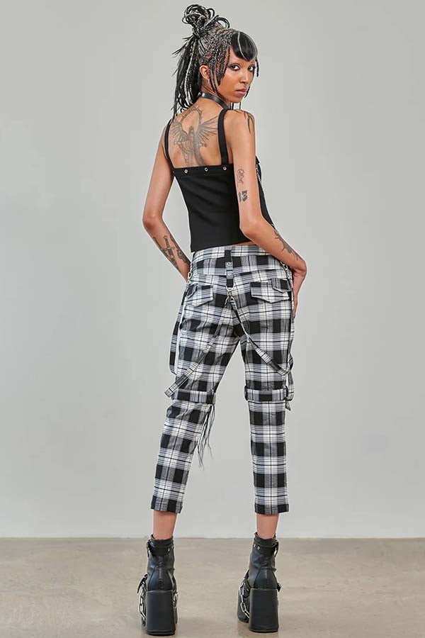 Nocturne Buckle [Black/White] | PANTS