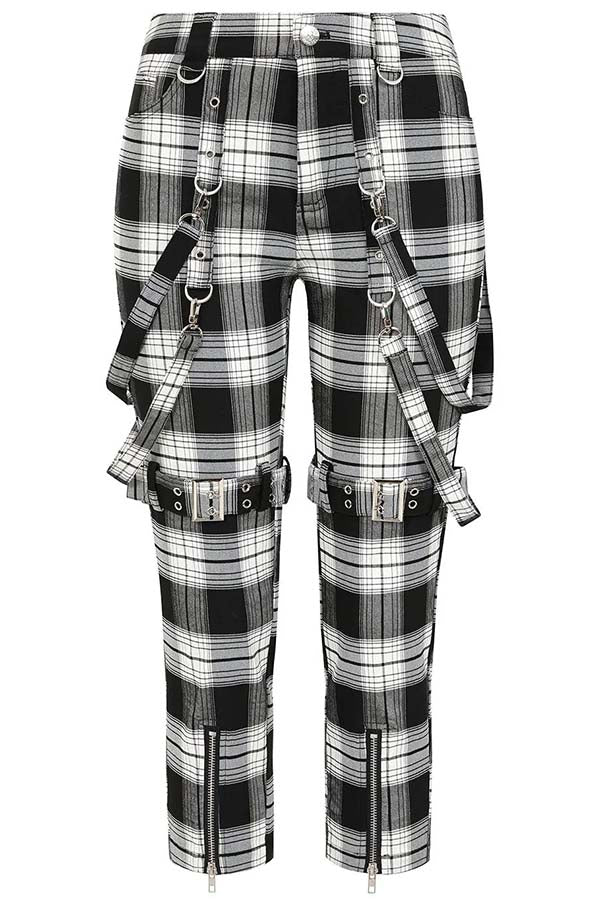 Nocturne Buckle [Black/White] | PANTS