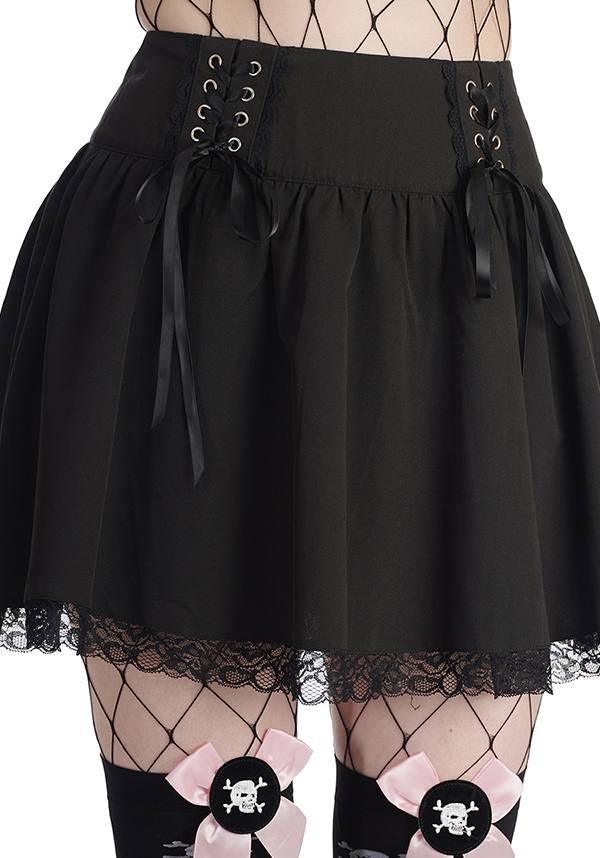 Sakura [Black] | SKIRT - Beserk - all, all clothing, all ladies, all ladies clothing, BA39270, clickfrenzy15-2023, clothing, corset, discountapp, fp, googleshopping, goth, gothic, jan23, ladies, ladies clothing, ladies skirt, lolita, mini skirt, pastel goth, plus size, R050123, repriced230523, short skirt, skater skirt, skirt, skirts, womens skirt