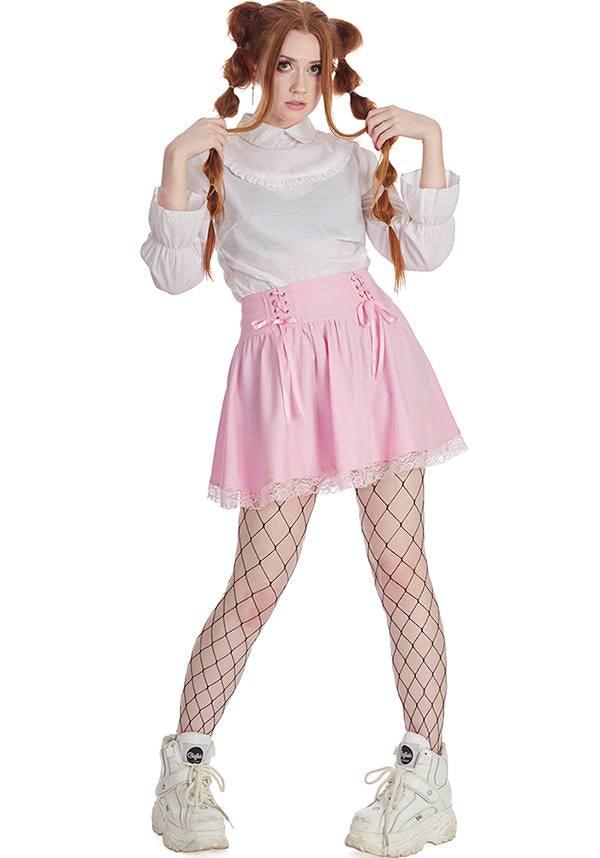 Sakura [Pink] | SKIRT - Beserk - all, all clothing, all ladies, all ladies clothing, anime skirt, BA39270, clickfrenzy15-2023, clothing, corset, discountapp, egirl, egirleboy, fp, googleshopping, jan23, kawaii, lace, ladies, ladies clothing, ladies skirt, lolita, mini skirt, pastel, pastel goth, pastel pink, plus size, R050123, ribbon, short skirt, skater skirt, skirt, skirts, womens skirt