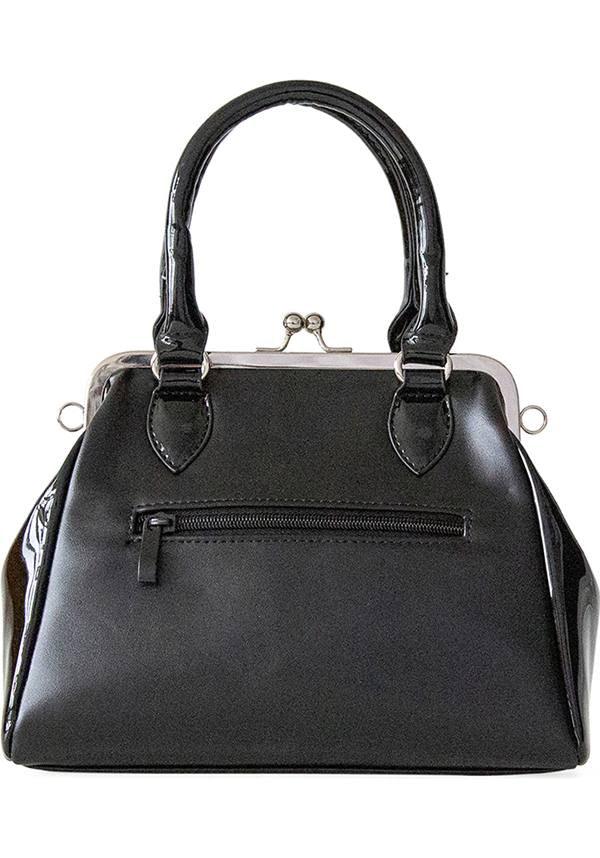 Femme Fatale | HANDBAG - Beserk - accessories, all, bag, banned apparel, black, bow, clickfrenzy15-2023, dec20, discountapp, fp, goth, gothic, gothic accessories, gothic bag, halloween, halloween bag, hand bag, handbag, handbags and purses, labelvegan, ladies accessories, repriced240523, spider web, spiderweb, vegan, web
