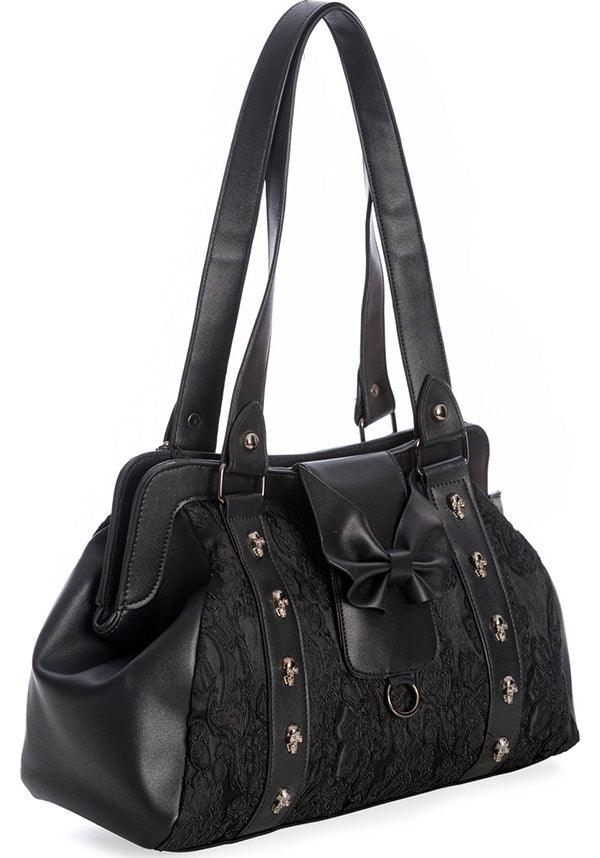 Maplesage [Black] | HANDBAG - Beserk - accessories, all, all ladies, BA35369, bag, bags, black, bow, clickfrenzy15-2023, dec21, discountapp, fp, goth, gothic, gothic accessories, gothic bag, hand bag, handbag, handbags, handbags and purses, ladies, ladies accessories, R301221, shoulder bag