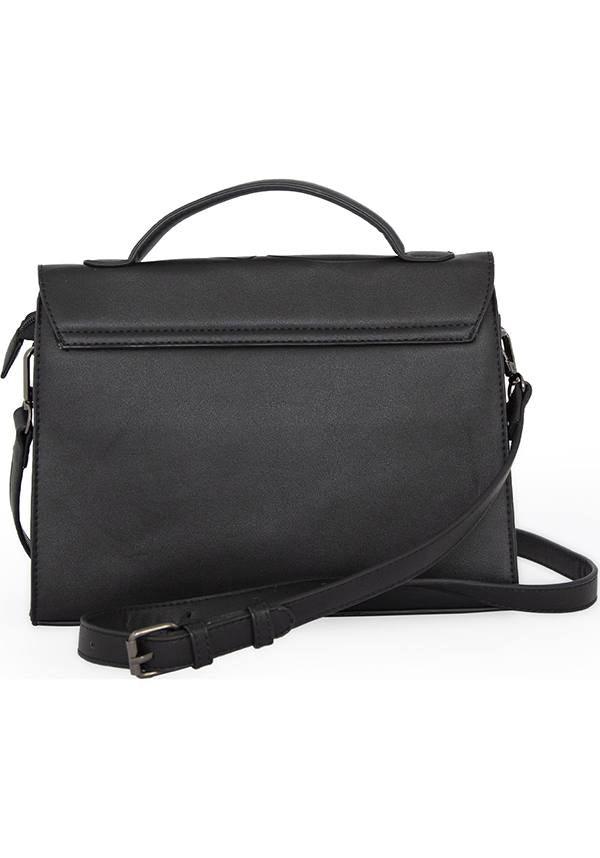 Tenebris [Black] | SHOULDER BAG^ - Beserk - accessories, all, backorder, bag, banned apparel, big bag, black, clickfrenzy15-2023, discountapp, fp, goth, gothic, gothic accessories, gothic bag, halloween bag, hand bag, handbag, handbags and purses, labelvegan, ladies accessories, mens, mens accessories, messenger bag, sep20, skull, skulls, vegan