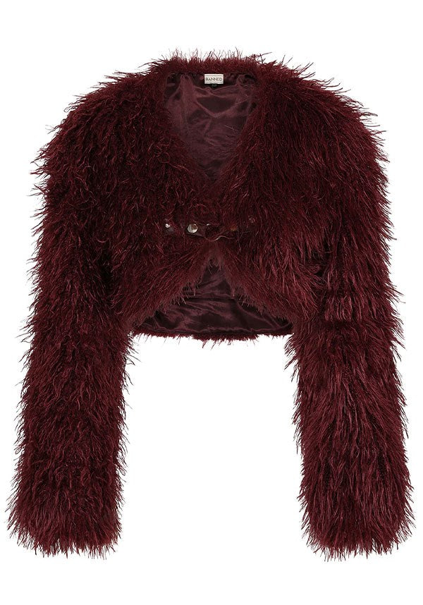 Zafira [Burgundy] | JACKET