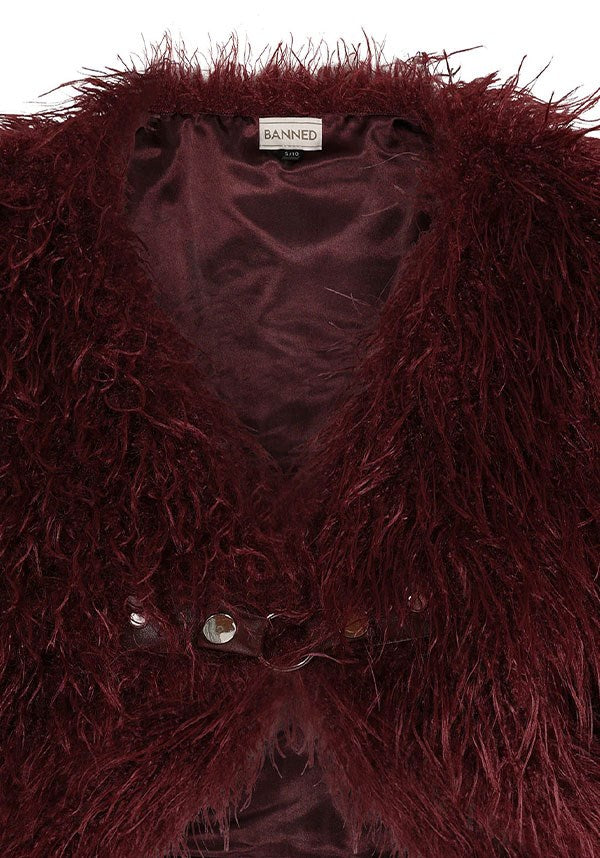 Zafira [Burgundy] | JACKET