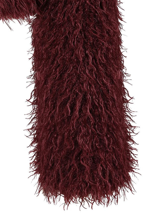 Zafira [Burgundy] | JACKET