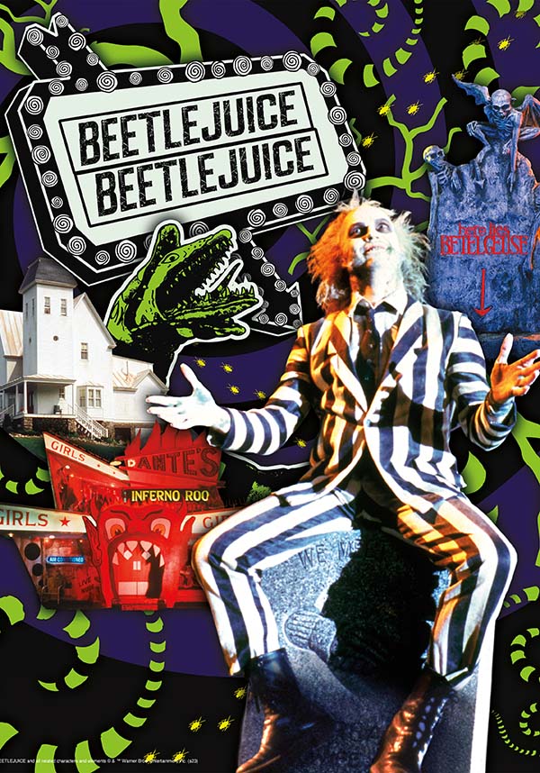 Beetlejuice Coﬃn Box | 500 Pc PUZZLE*