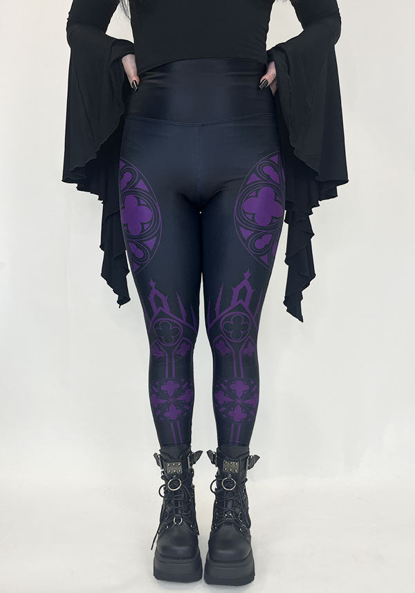 Cathedral [Purple] | LEGGINGS